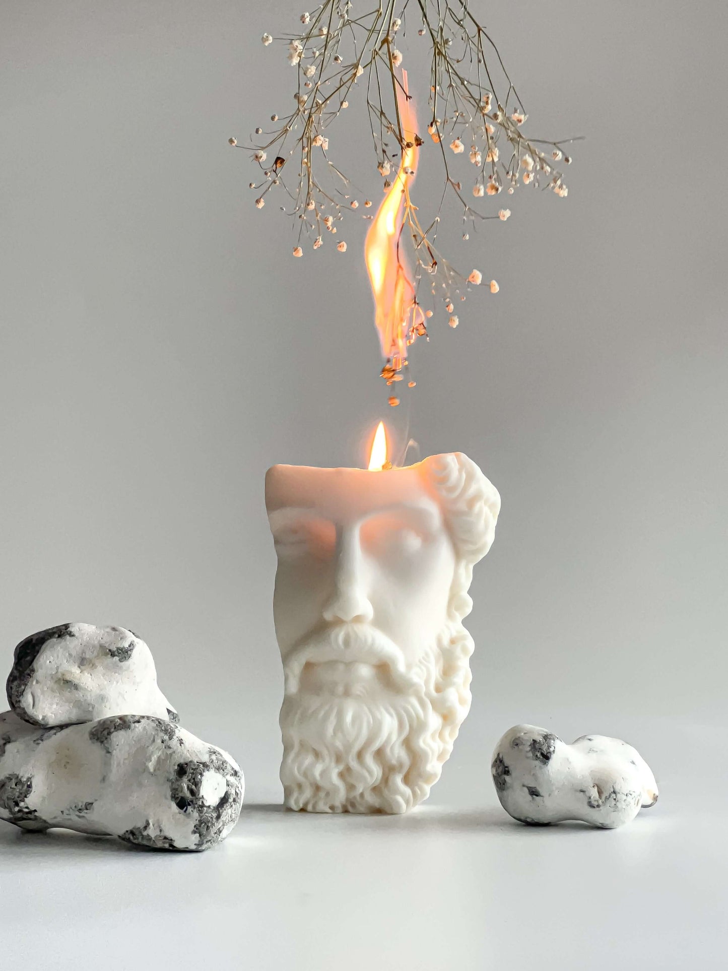 Poseidon candle perfect gift idea for new homeowners and decoration