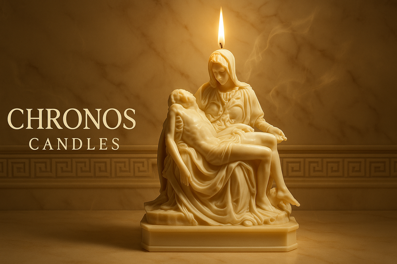 Chronos Candles Pietà Homepage Banner